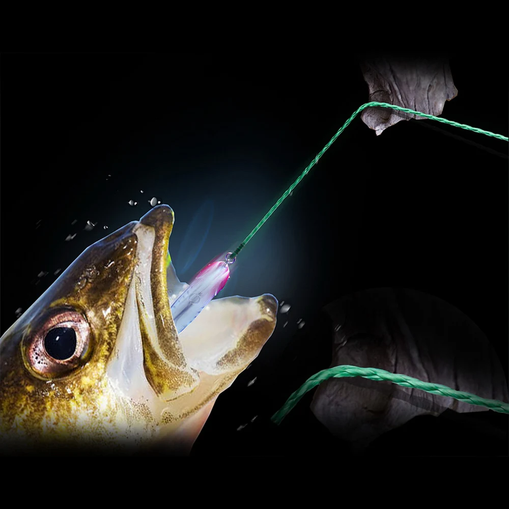 BAKAWA 300M 100% PE 4 Strand Braided Fishing Line Multifilament Fishing Line Super strong for Carp Fishing Wire