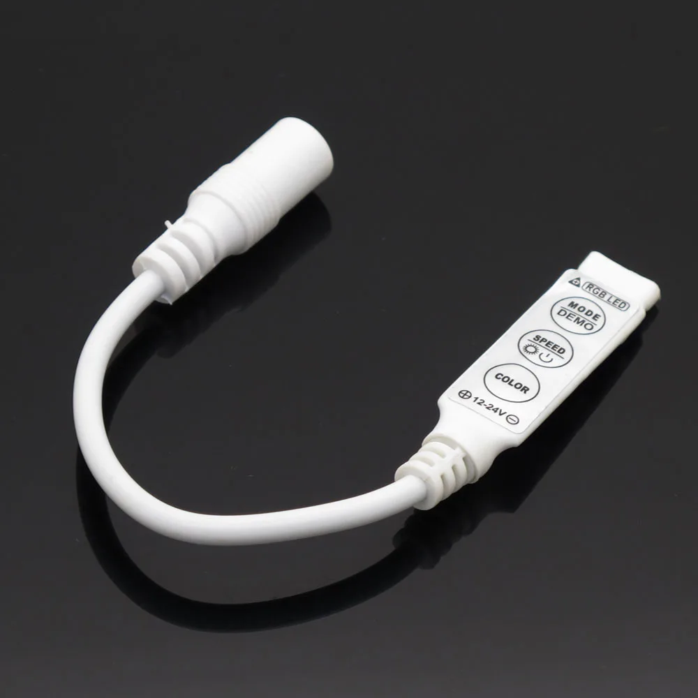 

Brand New DC 12V 24V RGB Controller 19 Dynamic Modes 20 Color 6A 3 Keys Dimmer Switch for 5050 3528 5630 5730 Led Strip Light