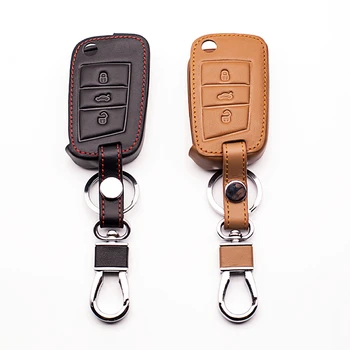 

High quality car styling key cover for VW golf 7 Mk7 GTI for Skoda Octavia A7 2015 2016 Superb 2016 keys car keys accessories