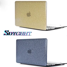 New arrive Shine Glitter Hard Case For apple Macbook Pro Retina Air 11 12 13 15,Air 13 A1369 A1466 A1932 ,For Mac New pro 13 15