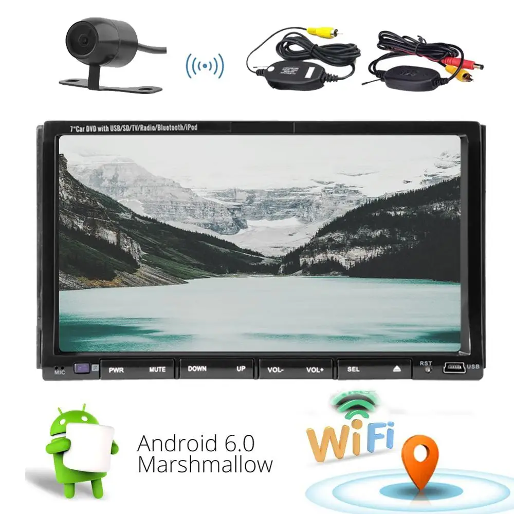 Clearance 7Inch Android 6.0 Car dvd cd Stereo GPS in Dash 2din Car Head unit Player support OBD Wifi/4G/3G Remote Control CAM-IN Autoradio 2 Clearance 7Inch Android 6.0 Car dvd cd Stereo GPS in Dash 2din Car Head unit Player support OBD Wifi/4G/3G Remote Control CAM-IN Autoradio 2