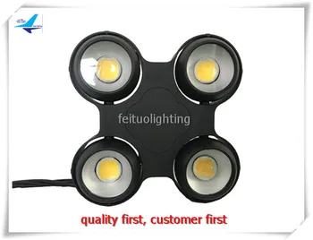 

free shipping 8pcs/lot LED 4X100W Warm White Color COB Blinder Light Lyre Outdoor Stage Audience Lights Design Party Dance Lamp