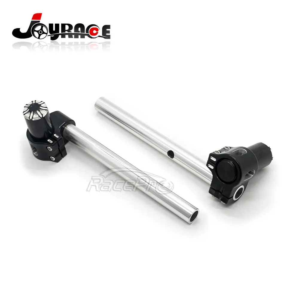 39mm Fork Tubes Clip On Handlebars 1" Bars Motorcycle CNC For Harley