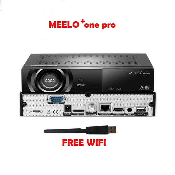 

MEELO ONE PRO 2PCS Satellite Receiver Linux HD Set Top Box IPTV Ccam 4 Digits 1080P FULL HD DVB-S2 meelo+ one pro