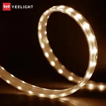 Yeelight fita de led smart de 5m a 30 metros, iluminação inteligente para casa inteligente, aplicativo wi-fi e funciona com alexa assistente da google home