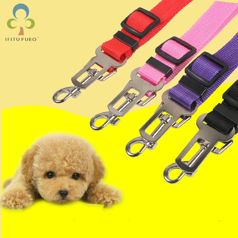 1pc Pet Dog Seat Belt Puppy Car Seatbelt Harness Lead Clip Seatbelt Cat