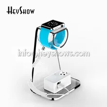 Акриловые часы с замком безопасности Apple watch будильник Держатель смарт часы с будильником стенд Противоугонная для розничной торговли с ключом дистанционного управления