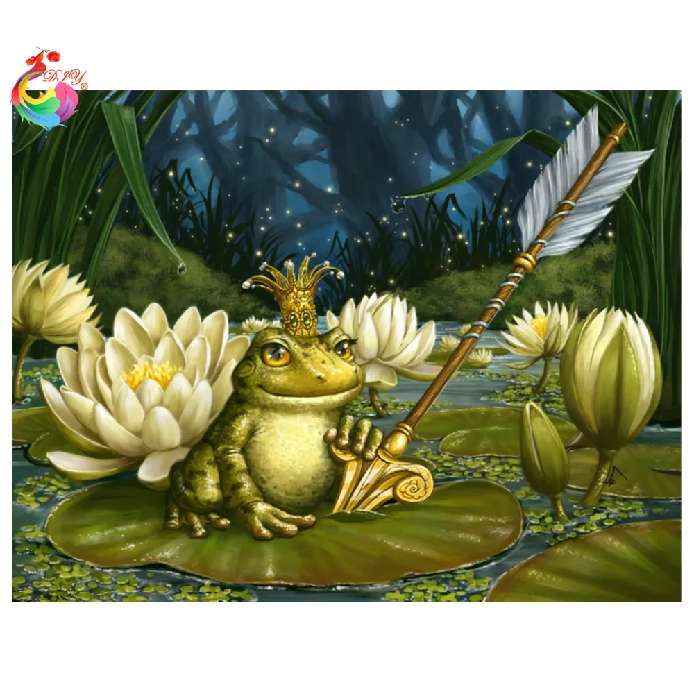 

3D DIY diamond painting Cartoon Frog needlework diamond mosaic diamond embroidery Full Diamond pattern hobbies crafts home decor