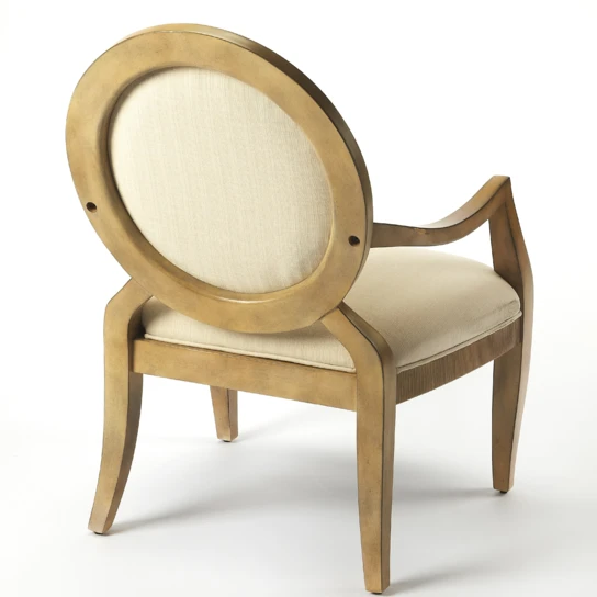 Butler Gretchen Beige & Cappuccino Accent Chair (1)
