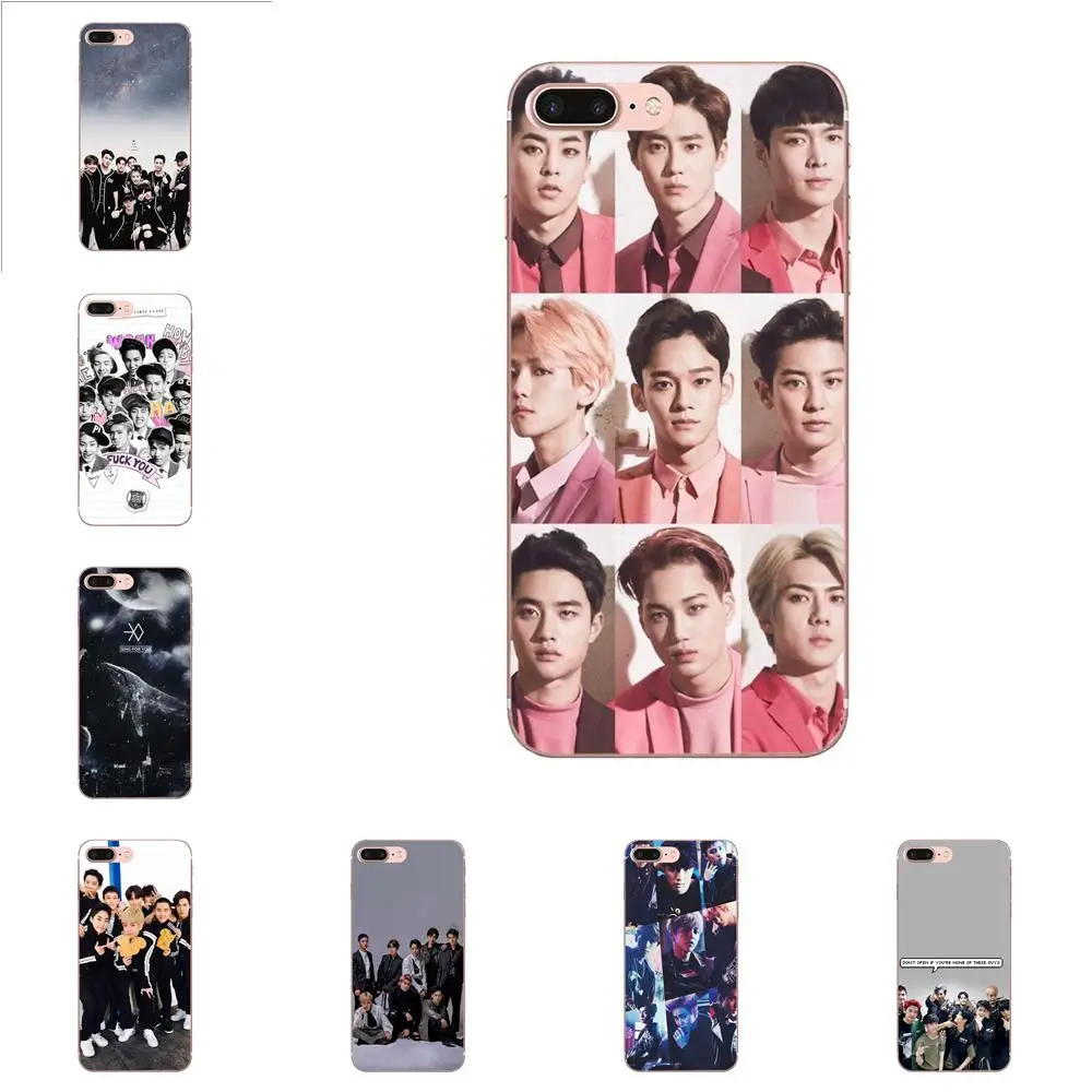

TPU Mobile For Huawei P7 P8 P9 P10 P20 P30 Lite Mini Plus Pro 2017 2018 2019 Exo Kpop