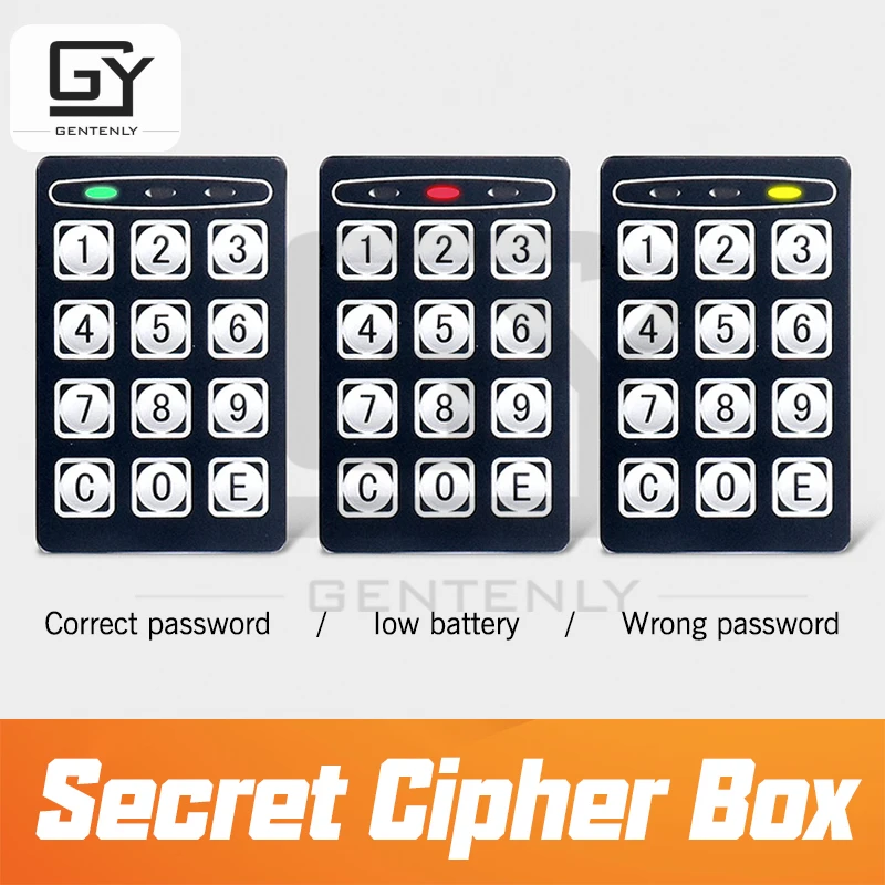 Комплект для побега, секретная коробка для шифрования, игра-головоломка, беспроводная безопасная коробка, значная клавиатура, ручка блокировки, переключатель, настоящая жизнь, номер побега