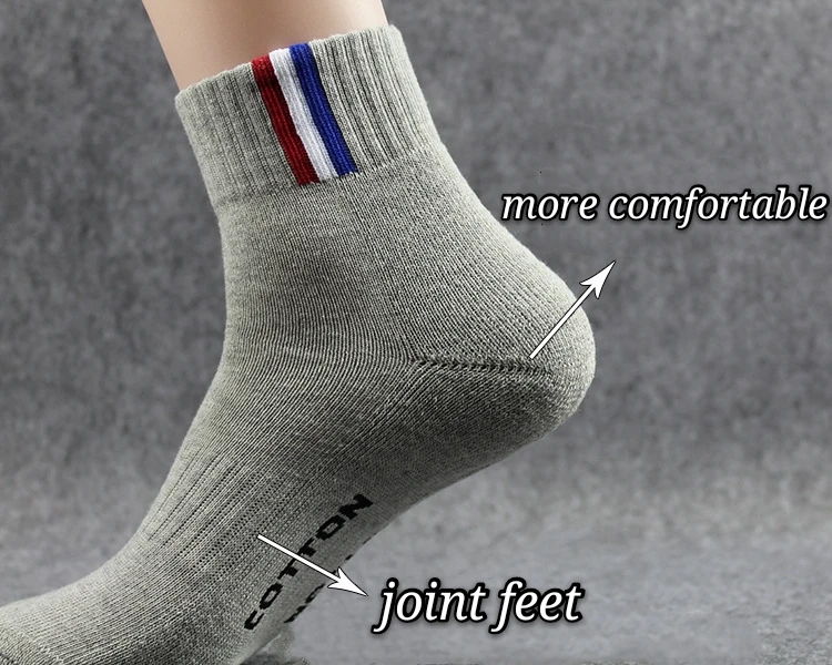 3 пара/лот махровые мужские носки для бега спортивные chaussettes homme на открытом воздухе хлопковые утепленные короткие носки белые calcetines hombre