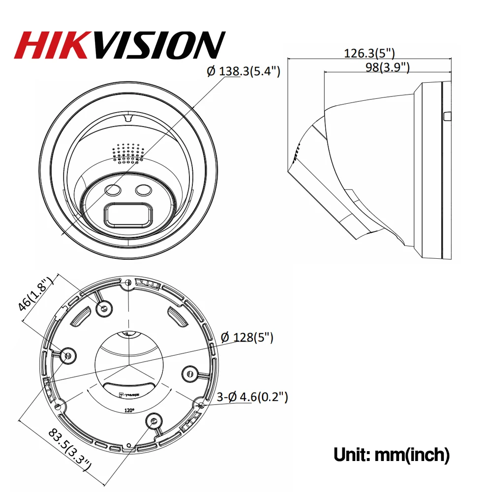 Hikvision ColorVu оригинальная ip-камера DS-2CD2347G1-LU 4MP сетевая пуля POE ip-камера H.265 CCTV камера слот для sd-карты