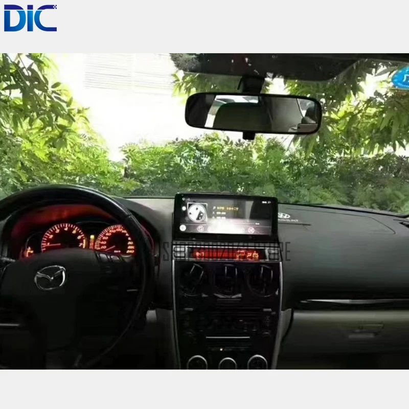 Best DLC android 4.4.4 navigation system multifunction car audio GPS  video system 4 core 10.3 inch bluetooth For mazda 6 2004-2016 12