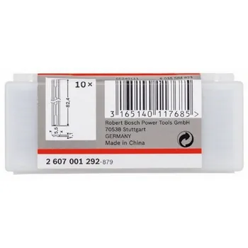 

BOSCH 2607001292 Blades reversible straight HM30° 10uds