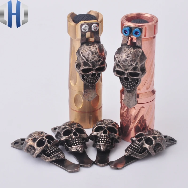 Universal Flashlight Back Clip Steel Fire Waist Clip Metal Flashlight External EDC Pocket Clip K Sheath Clip
