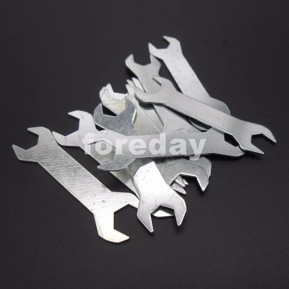 10PCS X NEW small wrench M3 M4 nut hex wrenches Double ended Spanner