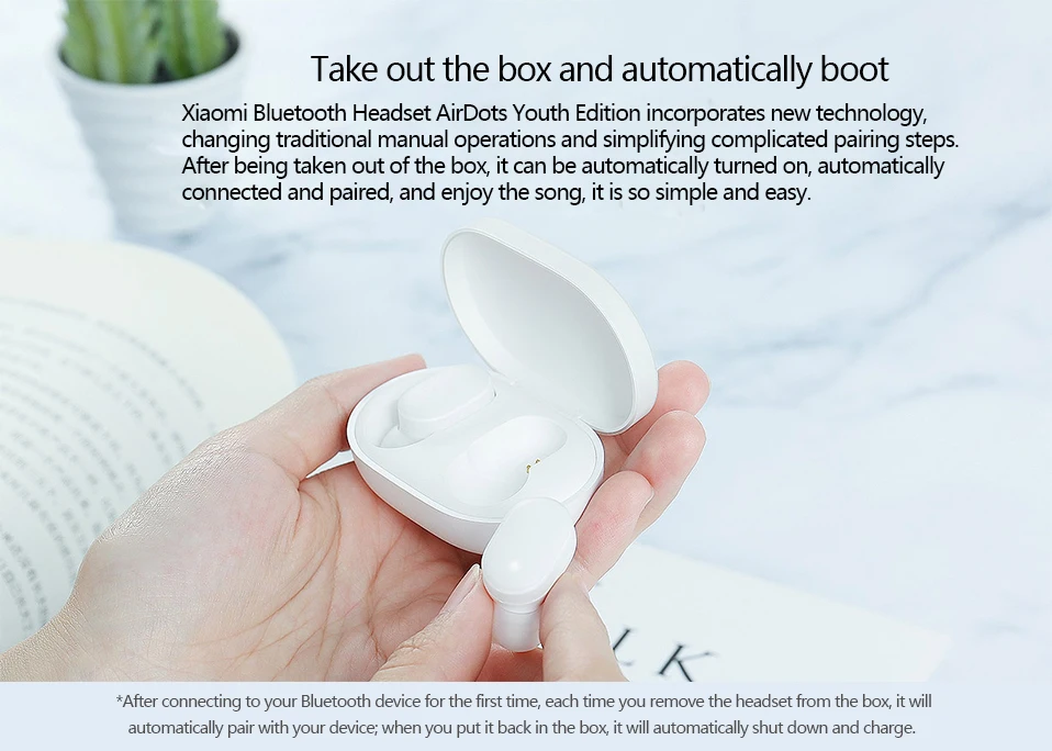 Xiaomi TWS AirDots bluetooth earphone Youth Version Edition MI Mini Headset stereo bass BT 5.0 touch Wireless Headphones Earbuds