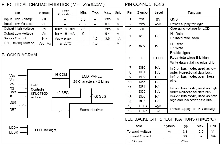 2 шт. 2002 20x2 202 2002A ЖК-дисплей дисплей модуль 5v HD44780 116*35 мм 1u plustic LC2021-SMDYH6-D WH2002A