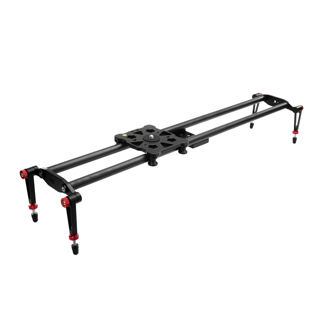 

HAKUTATZ 100cm/40" Carbon Fiber Four Bearing Video Track Slider Dolly Stabilizer System for DSLR Camera Camcorder Super Light