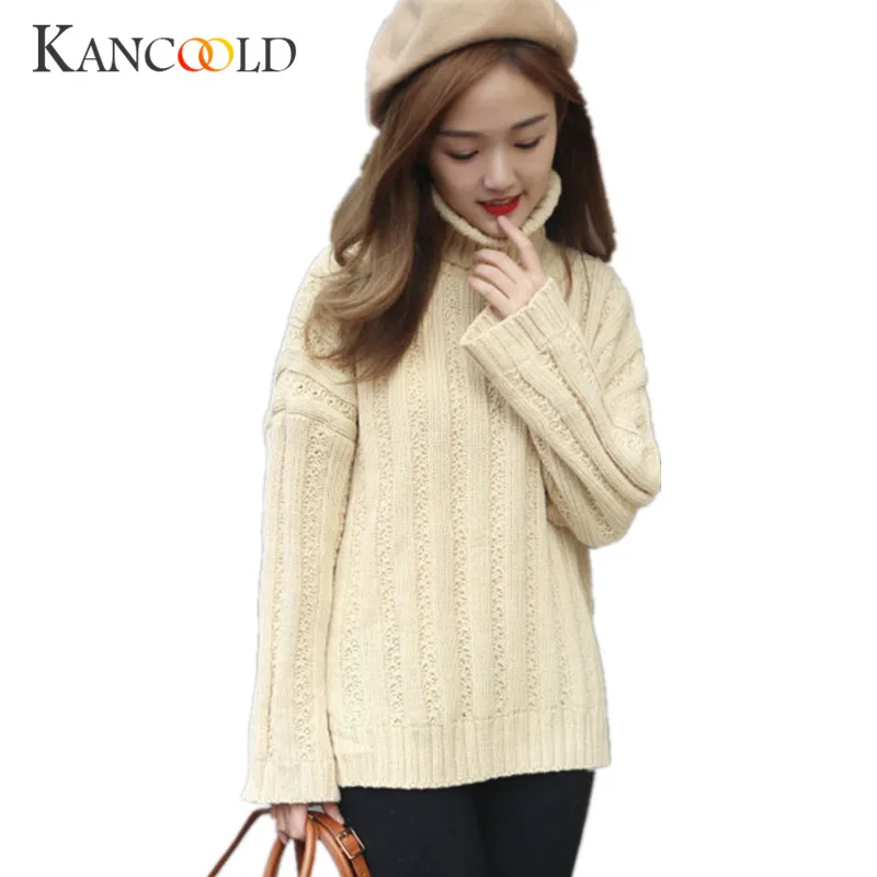 Sweaters sweater turtleneck pull femme hiver knitting korean women turtleneck winter sweater womens 2018 dress long jumper DC1A
