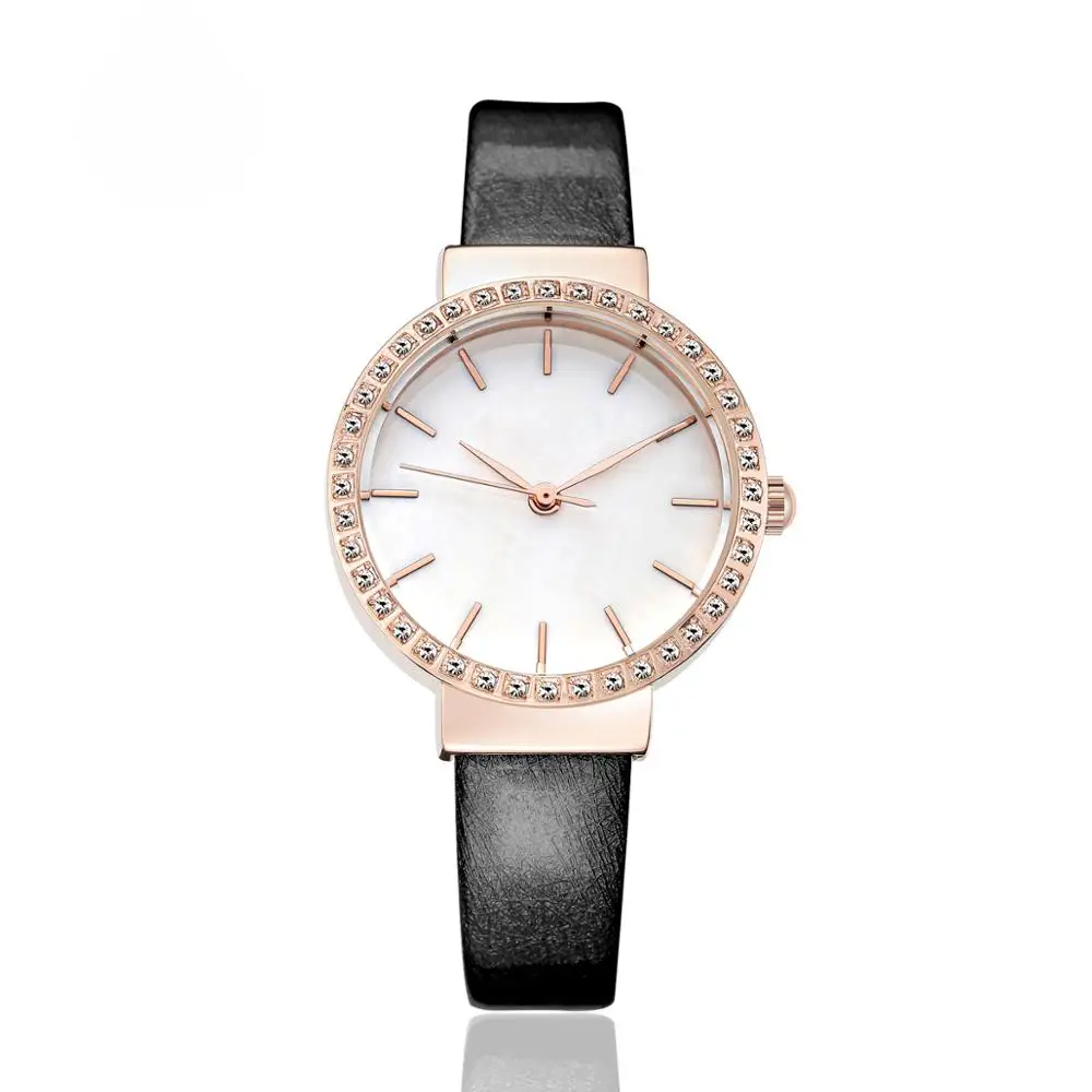 

Fashion brand women watches leather strap casual lady wristwatches