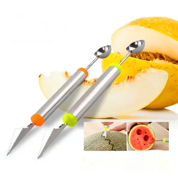 

Creative Fruit Spoon Cutter Fruit Vegetable Carving Knife Chisel Chef Kit Digging Spoon Melon Baller Kitchen Tools Free Shipping