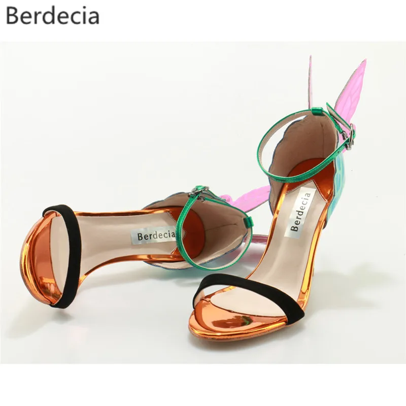 pumps with butterfly wings