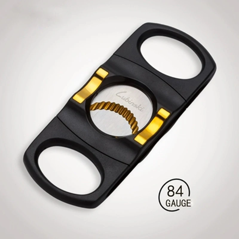 

LUBINSKI Large Size Cigar Cutter Tray Holder Sharp and Smooth Cigar Accessory