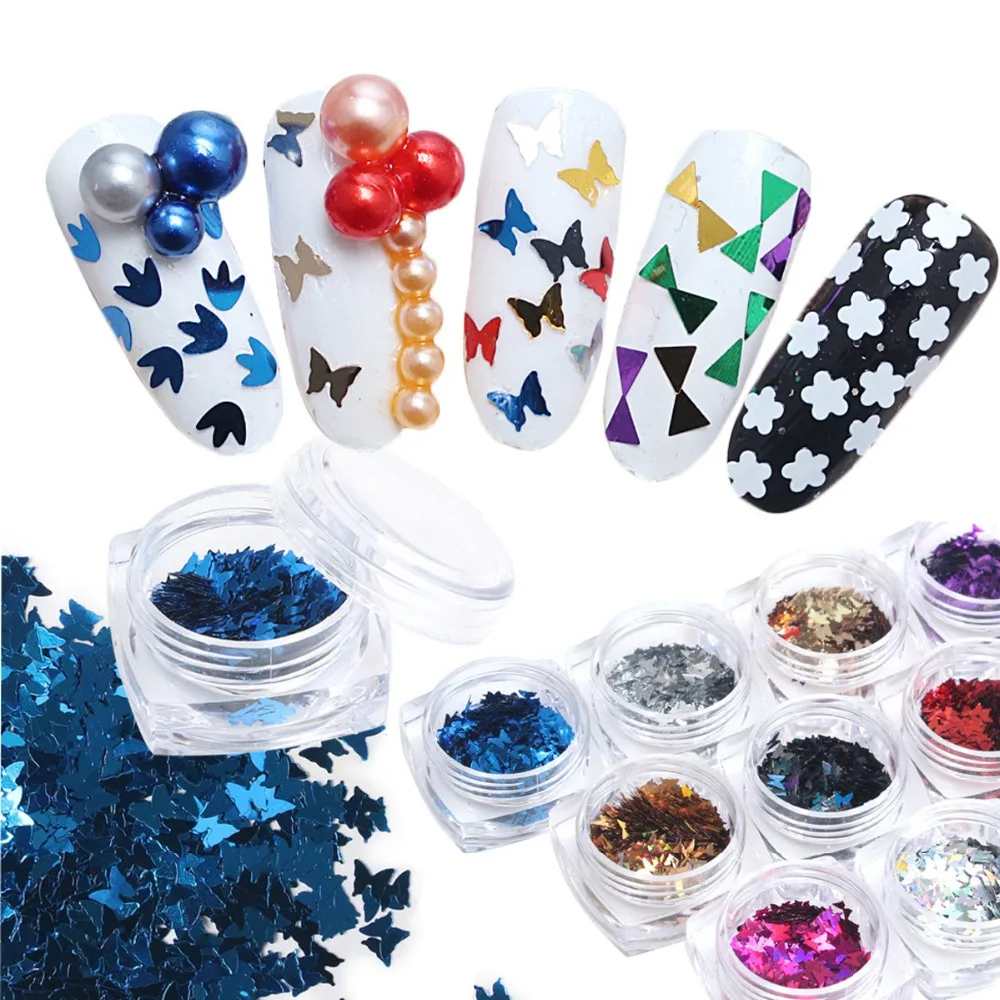 Mezerdoo-12-PCS-Metalic-Color-Butterfly-Design-Nail-Art-Glitter-Sequins-Set-for-Nail-Tips-Decoration