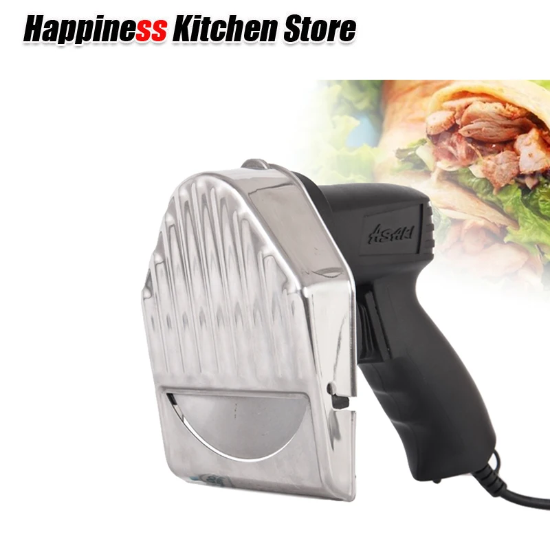 

Kitchen Knives Doner Kebab Slicer With two blades Electrical Kebab Knife Kebab Shawarma Gyros Cutter 110V-240V Slicer