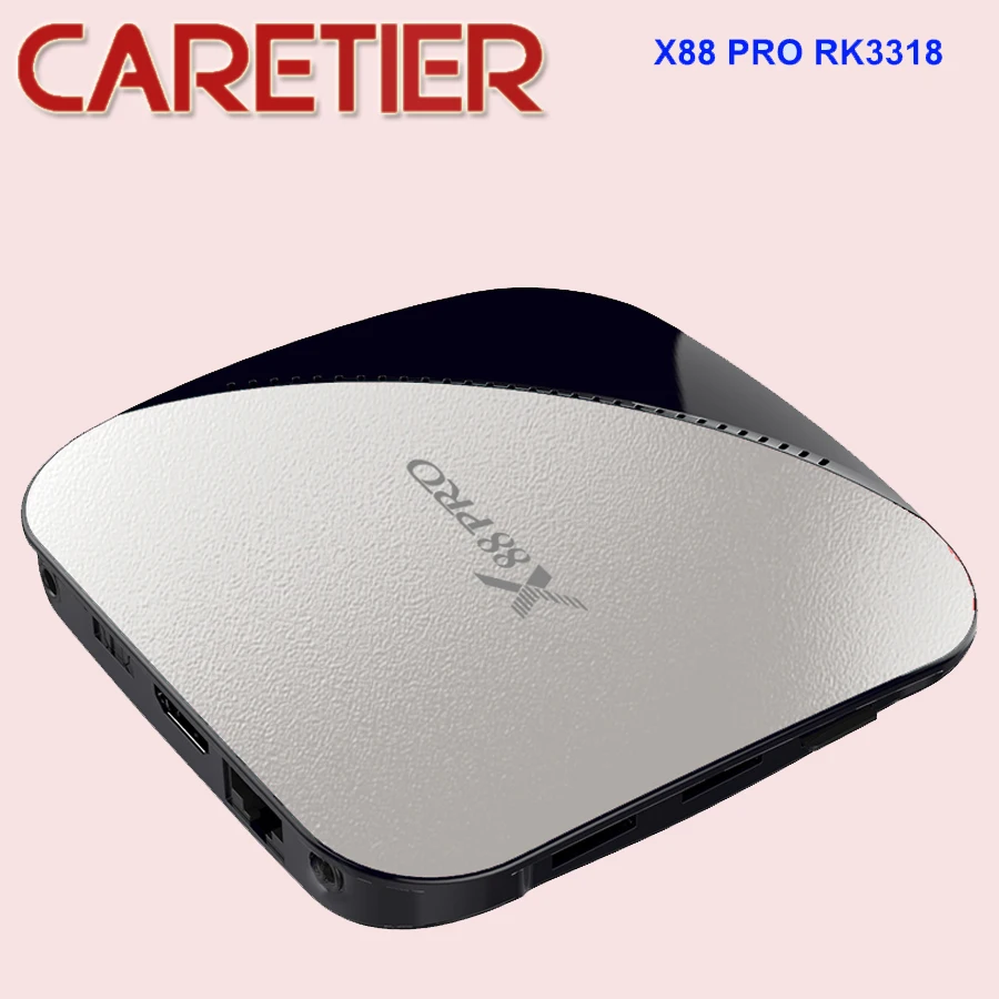 Новейший X88 pro Rockchip RK3318 Восьмиядерный Android 9,0 4G 32G Smart tv BOX 2,4g/5g двойной WiFi 4k телеприставка медиаплеер