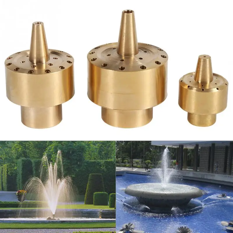 Насадка для фонтана из латуни и золота 1/4 дюйма/1/2 дюйма/3/4 дюйма|sprinkler spray|nozzle