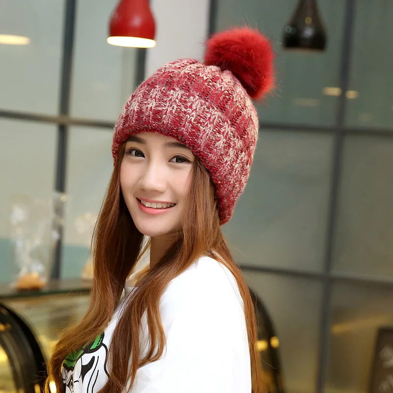 Fashion 2016 Autumn And Winter Female Hats Hot Selling The Knitting