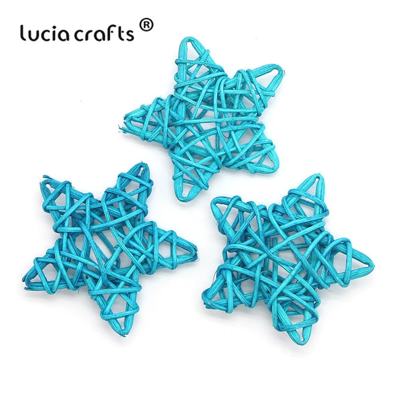 Lucia crafts 5 шт/10 шт 6 см ротанговый шар Сепак такрау Рождество/День рождения Свадебная вечеринка орнамент DIY подарки Декор поставки M0701