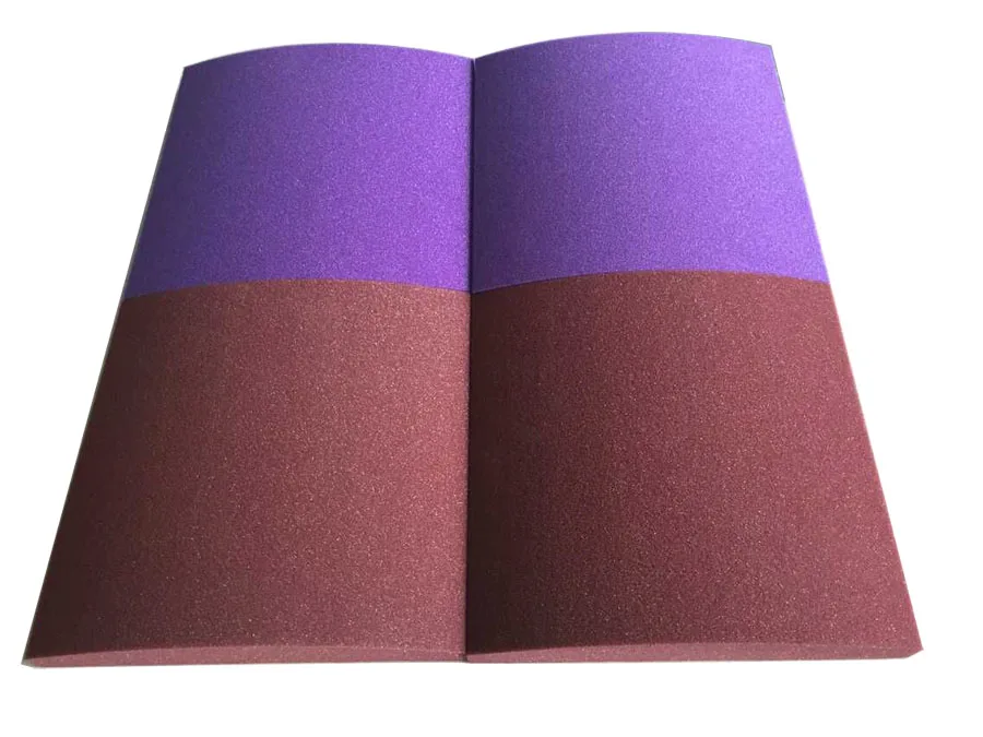 Goedkoop 4 stks partij Akoestische Studio Schuim Twee kleur van Thuis Behandeling Foam Tegels 30*30*5 cm Geluidsisolatie katoen