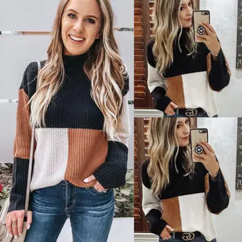 

Women Sweater Autumn Loose Knitted Pullover Jumper Sweaters O Neck Long Sleeve Knitwear Top Fashion Women Clothes