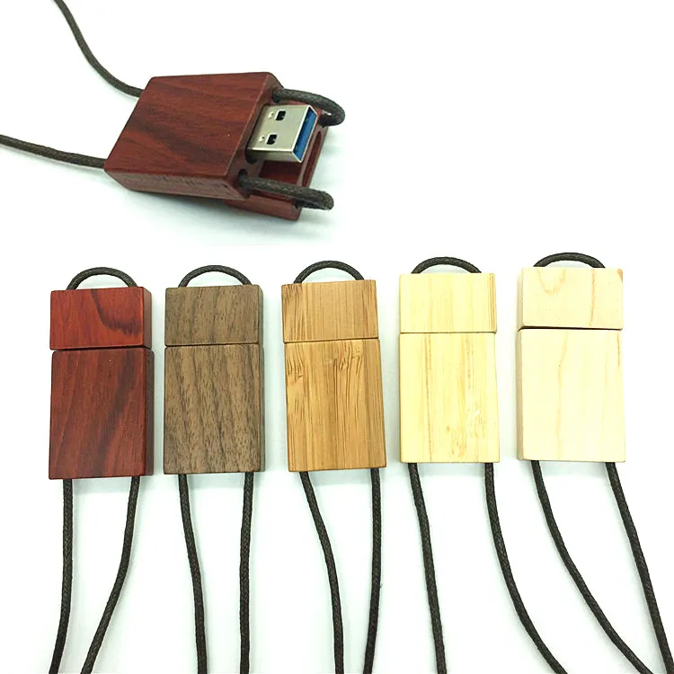 Флэш накопитель USB горячая Распродажа с реальной емкостью деревянная Флэшка 64 ГБ
