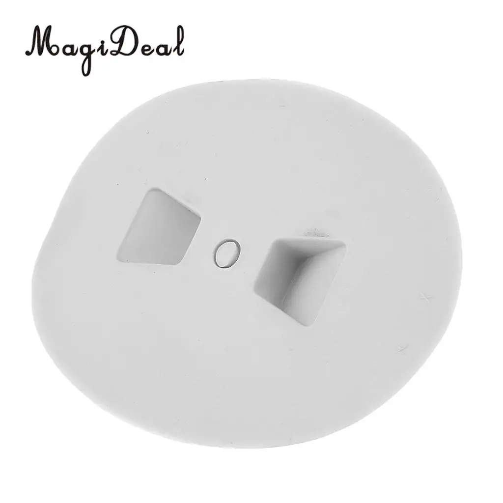 MagiDeal Professional 2Pcs PVC Oval Rope Buckle Tools for Inflatable Boat Kayak Canoe Dinghy Raft Water Sport Supplies White
