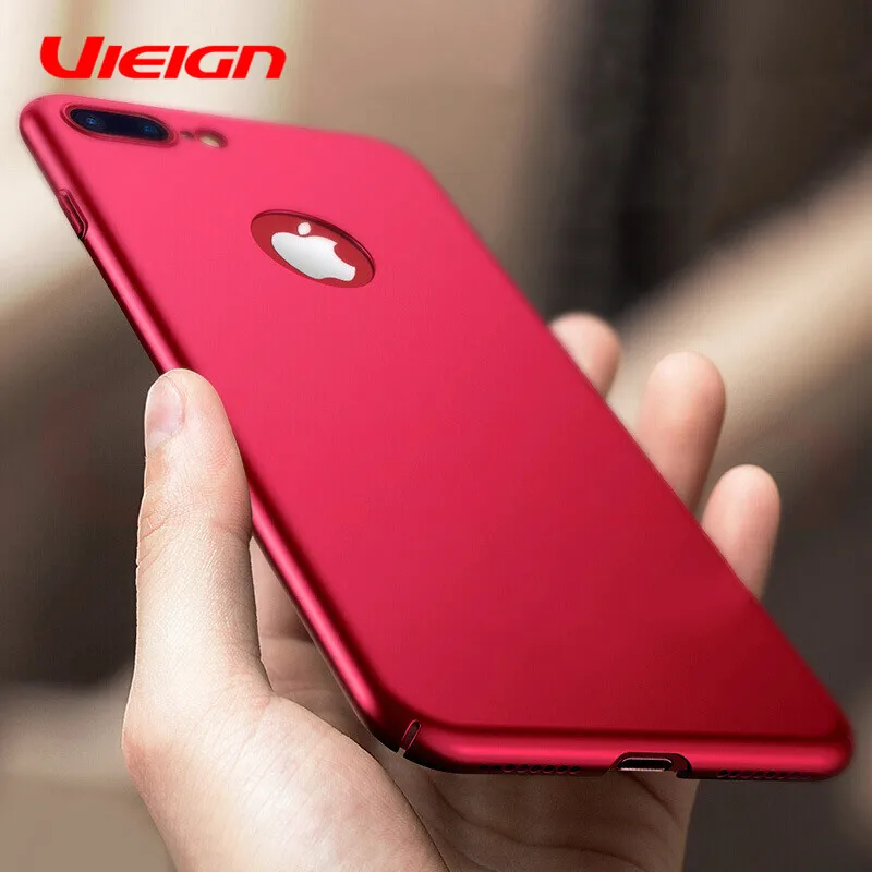 

VIEIGN Luxury Phone Case For iPhone X 8 7 6 6s Ultra Thin Slim Cover For iPhone 8 7 6 6s Plus 5 5S Capinhas PC Back Shell Coque