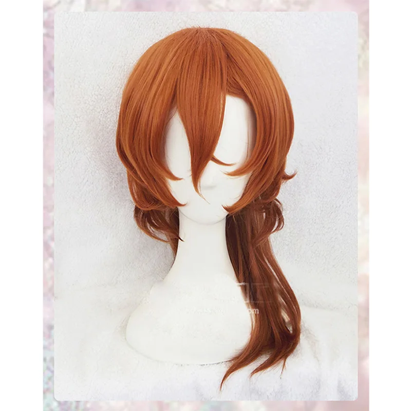 

Anime Bungo Stray Dogs Chuya Nakahara Chuuya Wig Heat Resistant Sythentic Hair Wigs