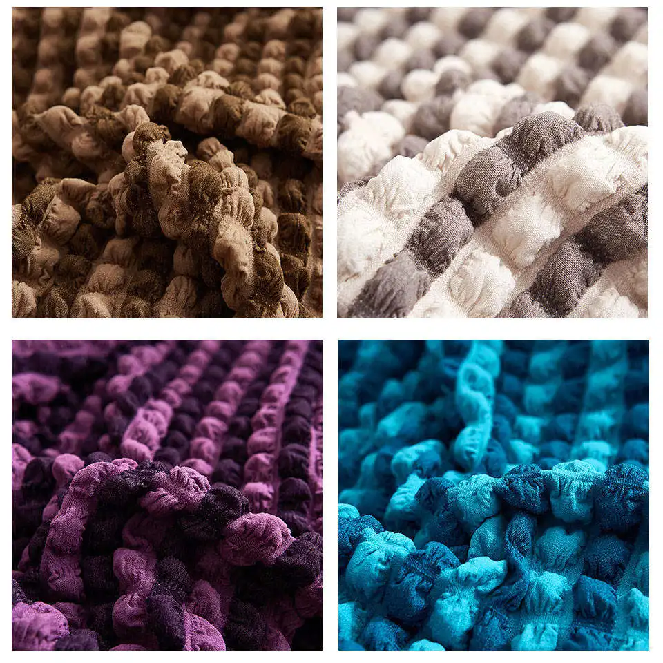 Günstige Blase Gitter Elastische Stuhl Abdeckungen Spandex Stuhl Abdeckungen Für Küche Esszimmer Büro Stuhl Abdeckung Mit Zurück