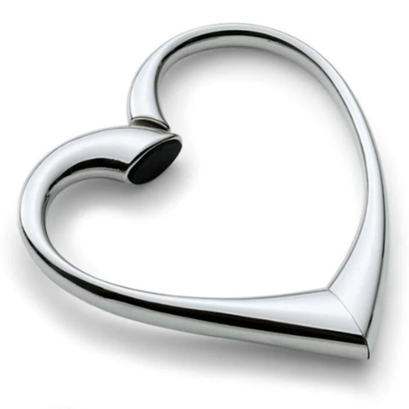 

VJ Metal Love Heart Shape Foldable Purse Hook Handbag Holder Rotatable Table Bag Hanger For Wedding Lover's Gift