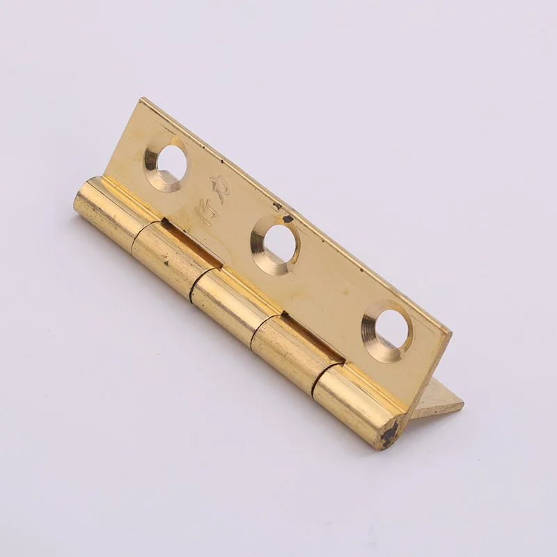 6 Hole 2 Inch Copper Hinge / Furniture Hinge Length And Width 50*28*1.2mm kitchen Furniture Connector Hardware Accessories