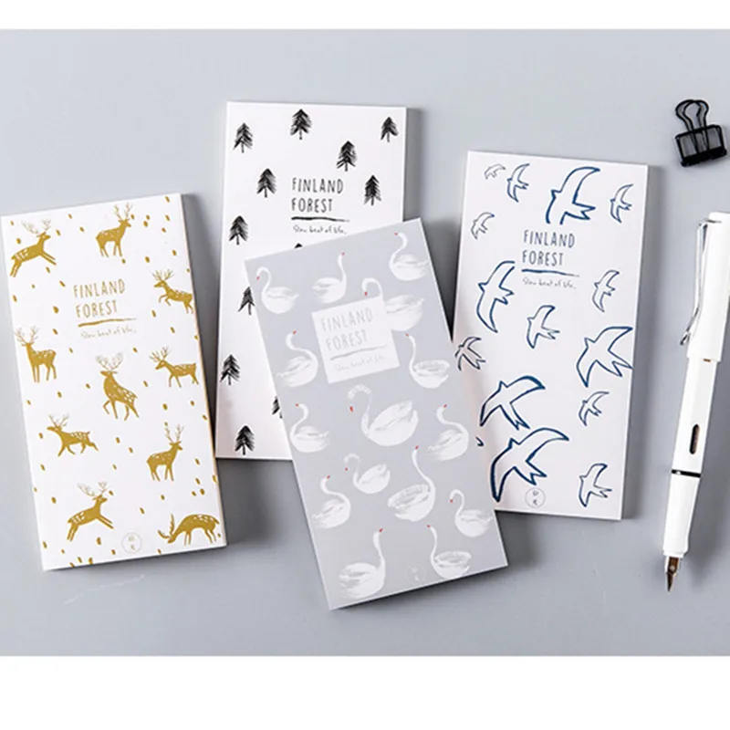 

Miss time forest Notepad memo pad paper message note