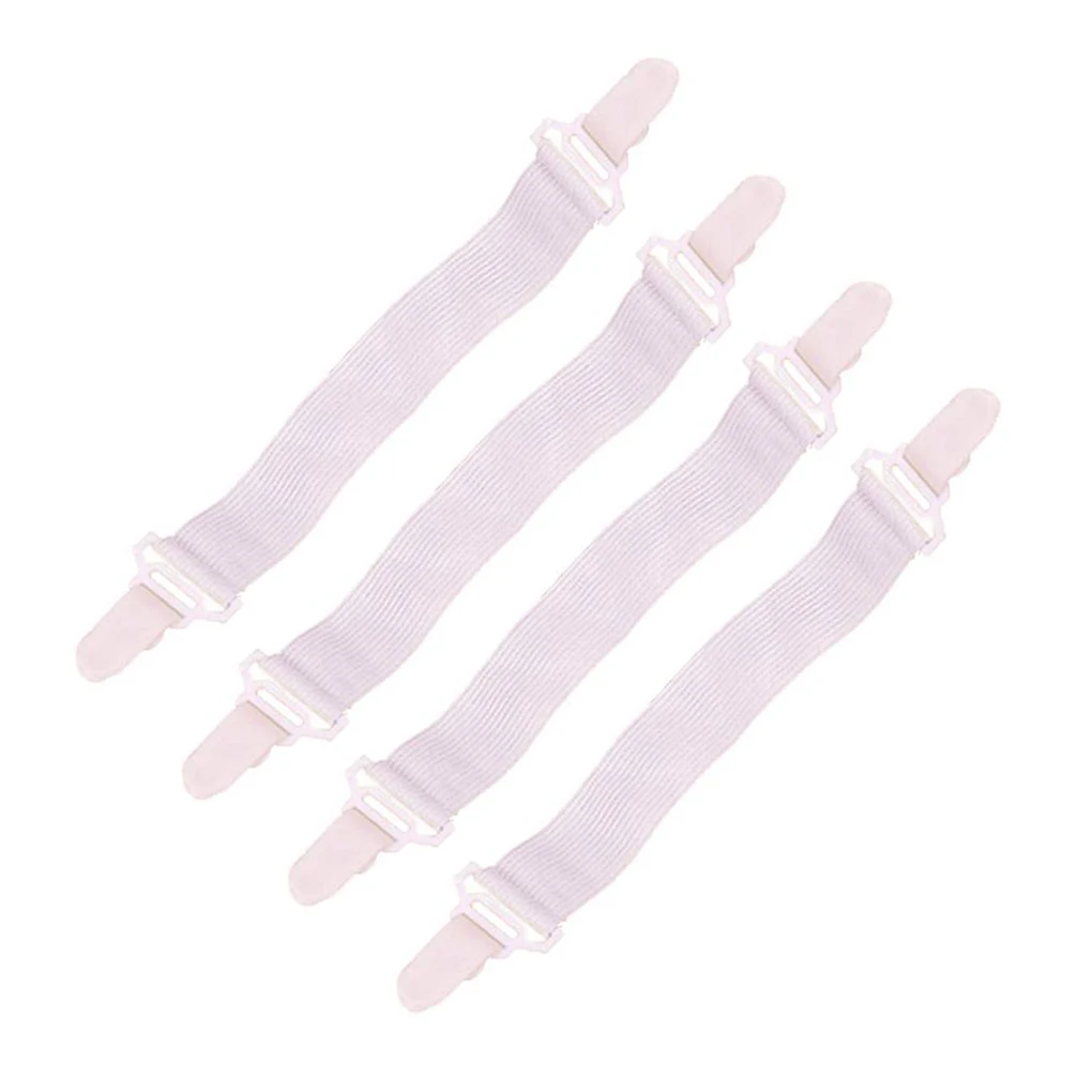 

4PCS/Set Elastic Home Bed Sheet Mattress Cover Blankets Grippers Clip Holder Fasteners Kit Home Textiles Accessories