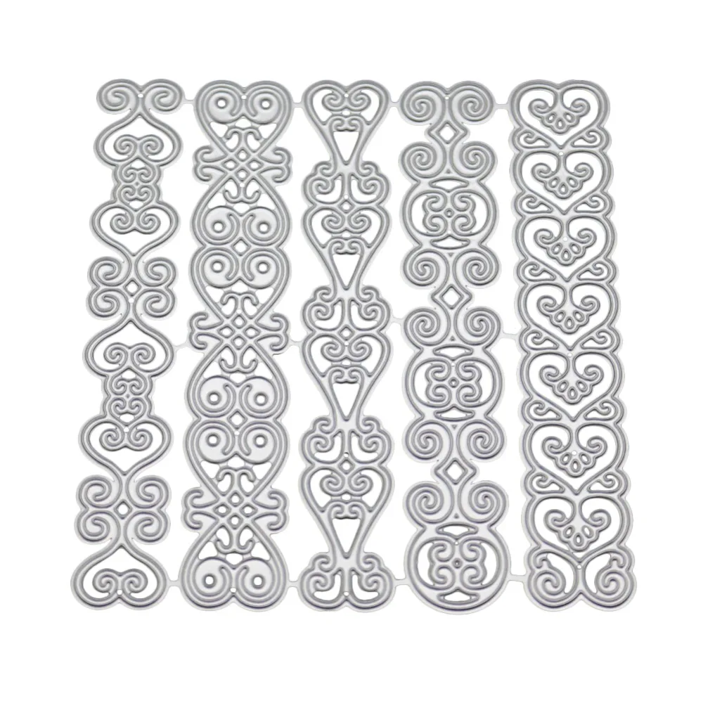

Four laces background cutting dies fustelle metalliche per scrapbooking snijmal en embossing stamps and dies for card making