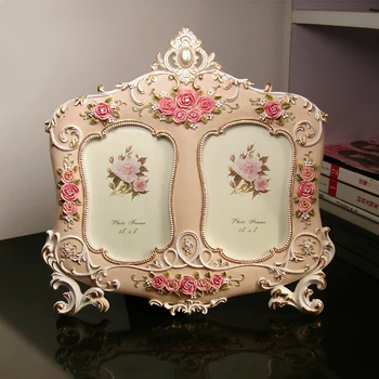 

European style Pastorale Photo frame Roses high-grade Resin photo frame