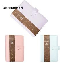 Кожаный блокнот в виде Макарон на спирали, офисный ежедневник/Органайзер на неделю, милое кольцо, канцелярские принадлежности, А5, А6