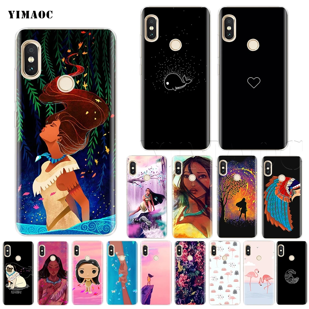 

YIMAOC Pocahontas Case for Xiaomi Redmi Mi Note MAX 3 6a 7 8 9se mix 2s a1 a2 Lite mi6 mi8 se for pocophone f1